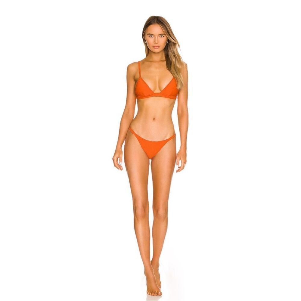 Solid &‎ Striped The Morgan Bikini Bottom in Pumpkin